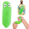 Squishy Pickle  Extra Large 5.5  Stretchy Stress Relief Toy  Gag Gift Funny mature-themed  Stress Ball  Pickle Ball  Food Fidget Sensory Toy for Kids  3+