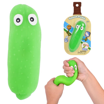 Squishy Pickle  Extra Large 5.5  Stretchy Stress Relief Toy  Gag Gift Funny mature-themed  Stress Ball  Pickle Ball  Food Fidget Sensory Toy for Kids  3+