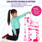 Marble Genius Marble Run Booster Set - 30 Pieces Total (10 Action Pieces Included), Construction Building Blocks Toys For Ages 3 And Above, With Instruction App Access, Add-On Set, Pink Sparkles
