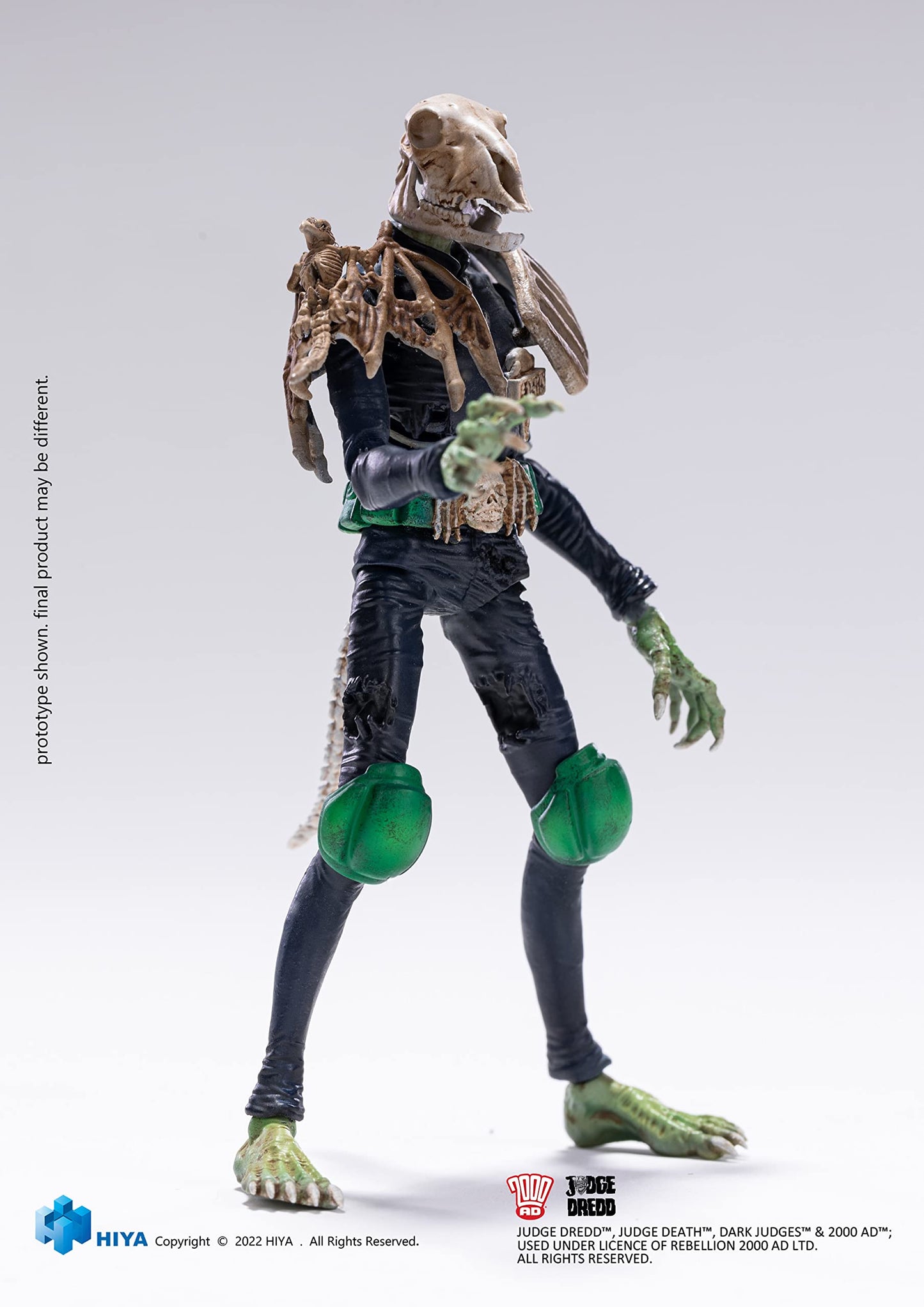 Hiya Toys Judge Dredd: Judge Mortis Px 1:18 Scale Exquisite Mini Action Figure, Multicolor