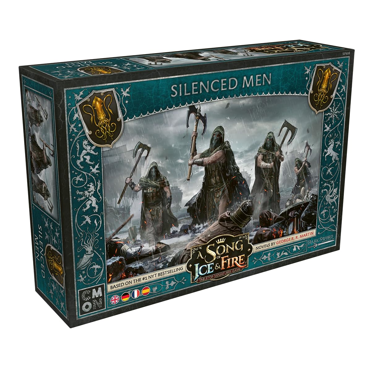 A Song of Ice and Fire Tabletop Miniatures Game Silenced Men Unit Box (Multilingual Edition) - Strategy Game for mature-themeds  Ages 14+  2+ Players  45-60 Minute Playtime  Made by CMON