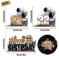 Lingteer Happy 22Nd Birthday Gold Acrylic Table Topper Centerpieces Set - Cheers To 22 Years Old Birthday 22Nd Bday Party Gift Decorations.