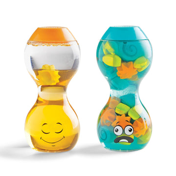 Hand2Mind Express Your Feelings Sensory Bottles- Opposite Emotions, Toddler Sensory Toys, Quiet Fidget Toys, Play Therapy Toys, Calm Down Corner Supplies, Calming Corner, Social Emotional Learning