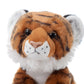 The Petting Zoo Tiger Plush Toy, 9" Brown Stuffed Animal for Kids, Model 420101