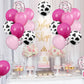 Cow Balloons, 12 Inch Pink Cow Print Balloon Hot Pink Pastel Pink Confetti Pink Helium Latex Balloons For Birthday, Girls, Cow P