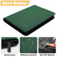9 Pockets Card Binder enhanced Zip Trading Card Binder 540 Double Sided Pocket PU Collection Binder  Collector Album  Card Folder for MTG  TCG  Business Cards.(Blackish Green)
