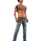Banpresto Trafalgar Law Figure, 10.2-Inch King of Artist Series, Black and White with Red Details, Model 32951, PVC Material