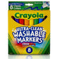 Crayola 8ct Washable Markers Fine