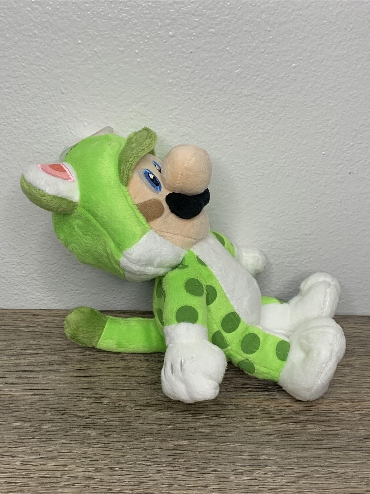 Little Buddy Super Mario Neko Cat Luigi Plush, 10'''''', Multi-Colored