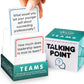 TALKING POINT CARDS 200 Conversation Cards - Team Building Icebreaker Game - Paper, Talking_Point_Teams Model