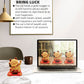 KOXXUD Lucky Cat Waving Arm Set, Vivid and Lovely Chinese Cat Statue Decorations for Decorating Front Desk, Car, Business Openin
