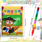 BenLouis 12 Kindergarten Graduation Mini Coloring Books Kids with 12 Stacking Crayons Preschool Classroom Party Favors Small Act
