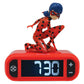 Lexibook - Miraculous Digital Alarm Clock With Night Light Snooze, Clock, Luminous Ladybug, Red Colour - Rl800Mi
