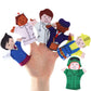 Happy Helpers Finger Puppets 12-Piece Set - Teach And Learn With A Variety Of Neighborhood People Characters - Free Bonus E-Book