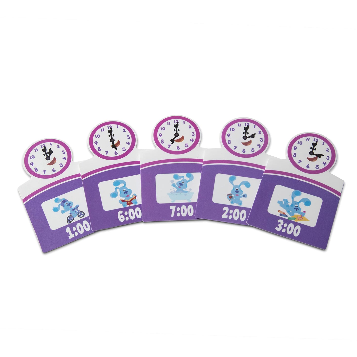 Melissa & Doug Blue'S Clues & You! Wooden Tickety Tock Magnetic Clock (31 Pieces)