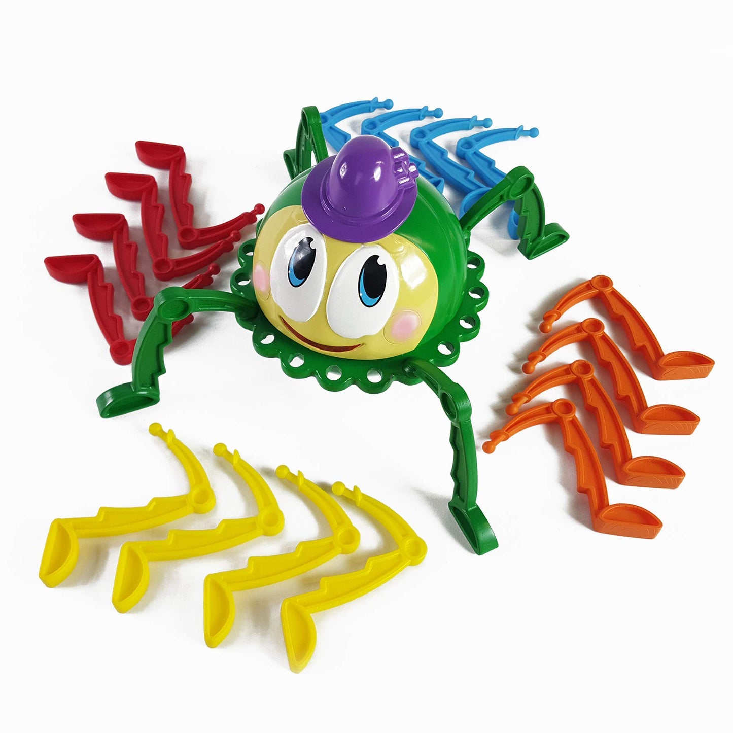 Top Secret Toys Jitterbug Motorized Skill And Action Game | Get Jitters Playing Jitterbug! Race To Attach His Colored Legs While He Moves Frantically | Hand-Eye Coordination, Family Fun, Ages 4+