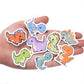 Aowplc 100 Pcs Cute Dinosaur Stickers Pack | Vinyl Stickers For Kids & Toddlers | Dinosaur Party Favors Crafts And Rewards