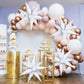 72 Pcs White Star Balloons, 26 Inch Star Foil Balloons Starburst Balloon, Large Spike Cone Metallic Balloons For Birthday, Weddi