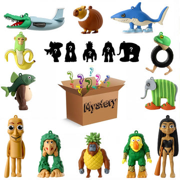 Italian Brainrot Toy Figures Mystery Bags  Made of enhanced Silicone  Tung Tung Tung Sahur & Tralalero Tralala Blind Bags for Fans (5 Figures)