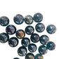 Daayra Unlimited Big Sized Glass Marbles (Steel Blue)