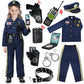 Beikeetoo Police Costume For Kids Cosplay, Exquisite Police Officer Costume For Kids Costumes Boys Girls, Dress Up Police Unifor