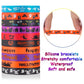 30pcs Halloween Rubber Bracelets for Kids Silicone Wristbands for Halloween Party Favors Supplies Rubber bracelets Bulk for kids