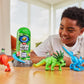 Robo Alive Dino DNA (T-Rex) by ZURU, Light up Dinosaur Toy, Surprise Unboxing