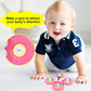 3PC Baby Bath Toys with Rotation Suction Cup for Dining Table/Bathing/Travelling