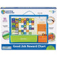 Learning Resources Good Job Reward Chart, 91 Pieces, Magnetic Chore & Responsibility Chart for Kids, Small, Multi-color, Model LER9580