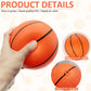 30Pcs 7'' Inch Mini Basketball Balls Bulk Small Basketball Set With Pump, Pvc Small Basketball For Over The Door Basketball Hoop