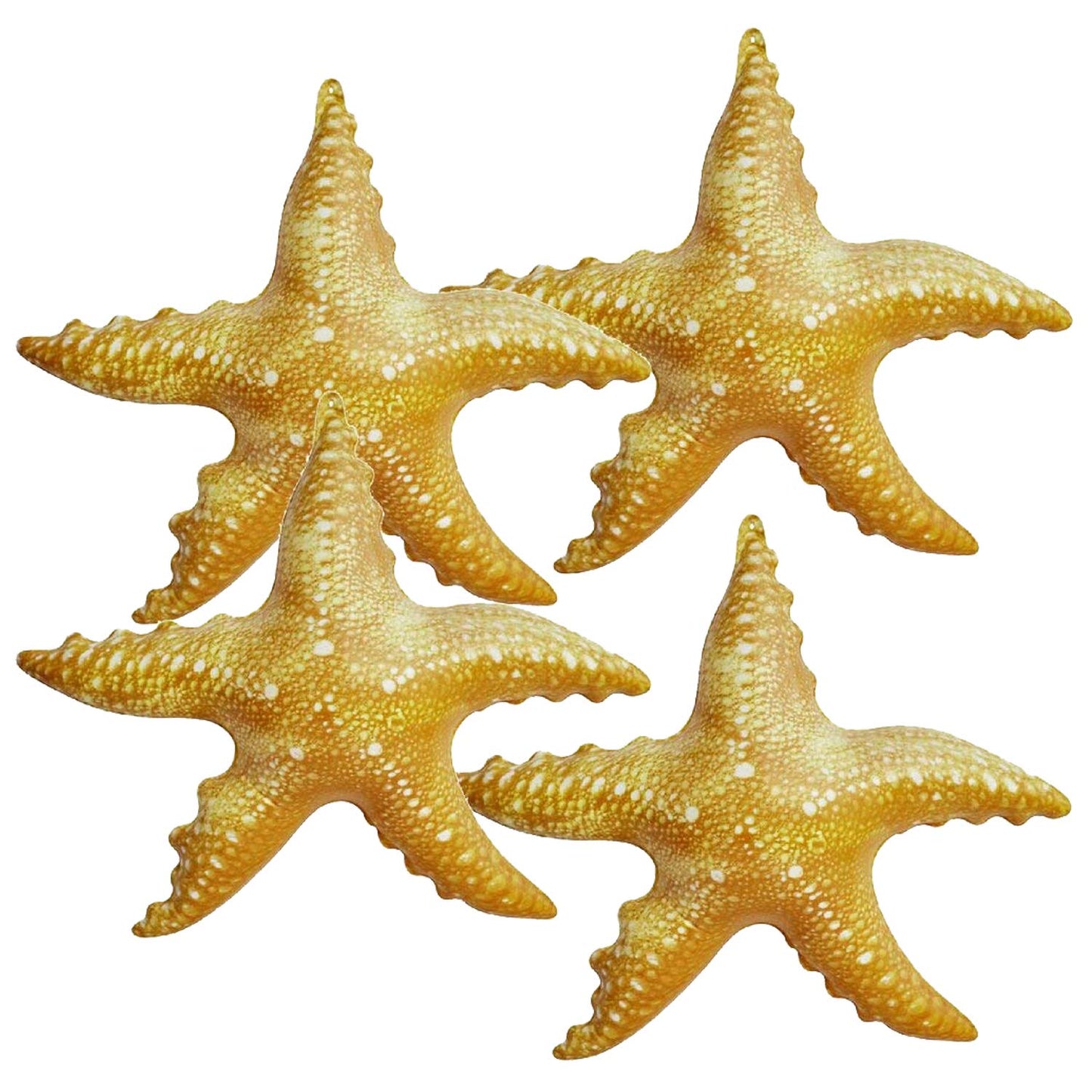 Jet Creations Inflatable Animals 20 Inch Wide Pack Of 4 Star Fish Party Pool Supplies Favors Birthday Gifts For Kids An-Star4, M