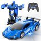 Desuccus Remote Control Car, Transform Robot RC Car for Kids, 2.4Ghz 1:18 Scale Model Racing Car with One-Button Deformation, 36