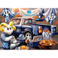 MasterPieces Detroit Lions 1000-Piece Gameday Tailgate Puzzle - Officially Licensed NCAA  Suitable for Framing  Age 14+