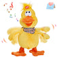 Houwsbaby 12 Electronic Squawking Duck Toy,Electronic Quacking Musical Duck Stuffed Animal,Interactive Walking Singing Waving 