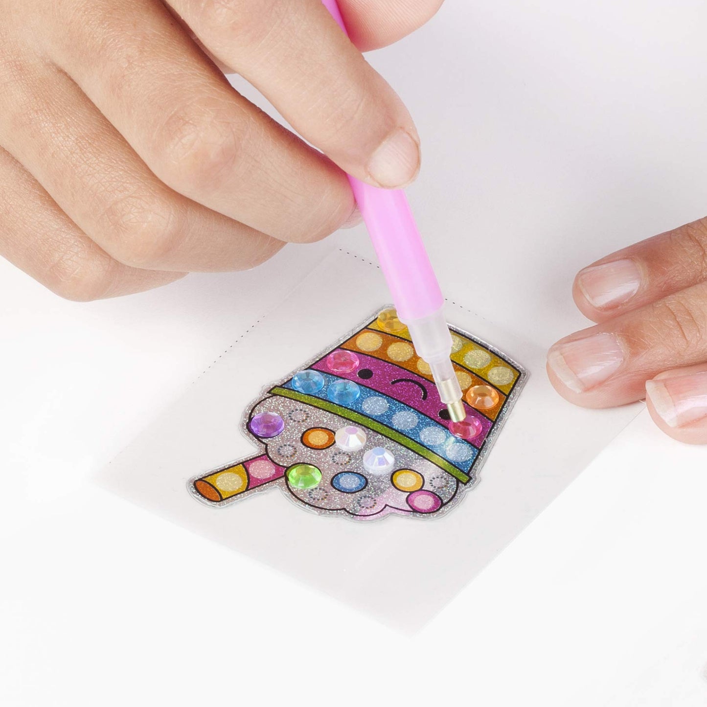 Creativity for Kids Big Gem Diamond Painting Kit: Sweets Stickers and Suncatchers - Diamond Art for Kids, DIY Stickers and Sunca