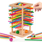Montessori Game Wooden Board Game, 48 Colorful Sticks Dice Game For 3 4 5 6 Year Old, Kerplunk Game For Kids Math Educational To