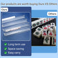 Cayoulr Mahjong Racks With Pushers, Convenient Rotating One-Piece Mahjong Rack And Multiplayer, Transparent 4-Piece Set