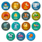 Exciting Lives  Birthday Boy Party Badges Set Of 15  Gift For Kids, Colorful Badge Boys Teens Adults Party Pins