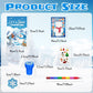Cinrobiye 72 Pieces Winter Frozen Party Favors Winter Arctic Animals Coloring Books Tattoo DIY Sticker Stampers Class Reward Pri