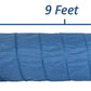 Pacific Play Tents Institutional 9 Foot X 22'' Crawl Tunnel For Indoor/Outdoor Fun, Blue