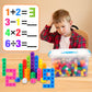 Jenaai 500 Pcs Math Learning Linking Cube With Storage Container Counting Cubes, Plastic Counting Blocks, Colorful Math Cubes, M