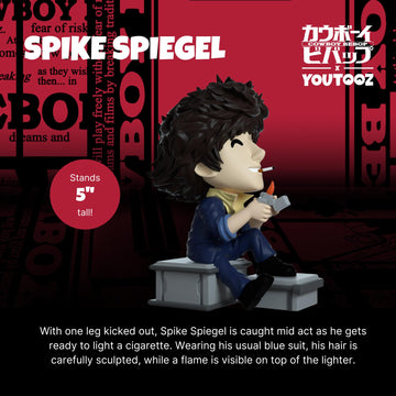 Youtooz Cowboy Bebop Spike Spiegel Figure 5'' Vinyl Figure Of Spike Spiegel, Cowboy Bebbop Collectibles From The Cowboy Bebop Co
