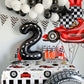 GGDE 2 Pcs Racing Car Plastic Table Cover Boys Birthday Car Theme Party Decorations Supplies White 2