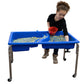 Children'S Factory Neptune 24'' Large Sensory Table, Sandbox With Lid, Water Table For Kids Blue