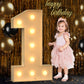 3Ft Marquee Numbers, Light Up Numbers 1 For 1St 16Th 21St Birthday Decorations, Big Numbers For Party Decorations, Large Light U