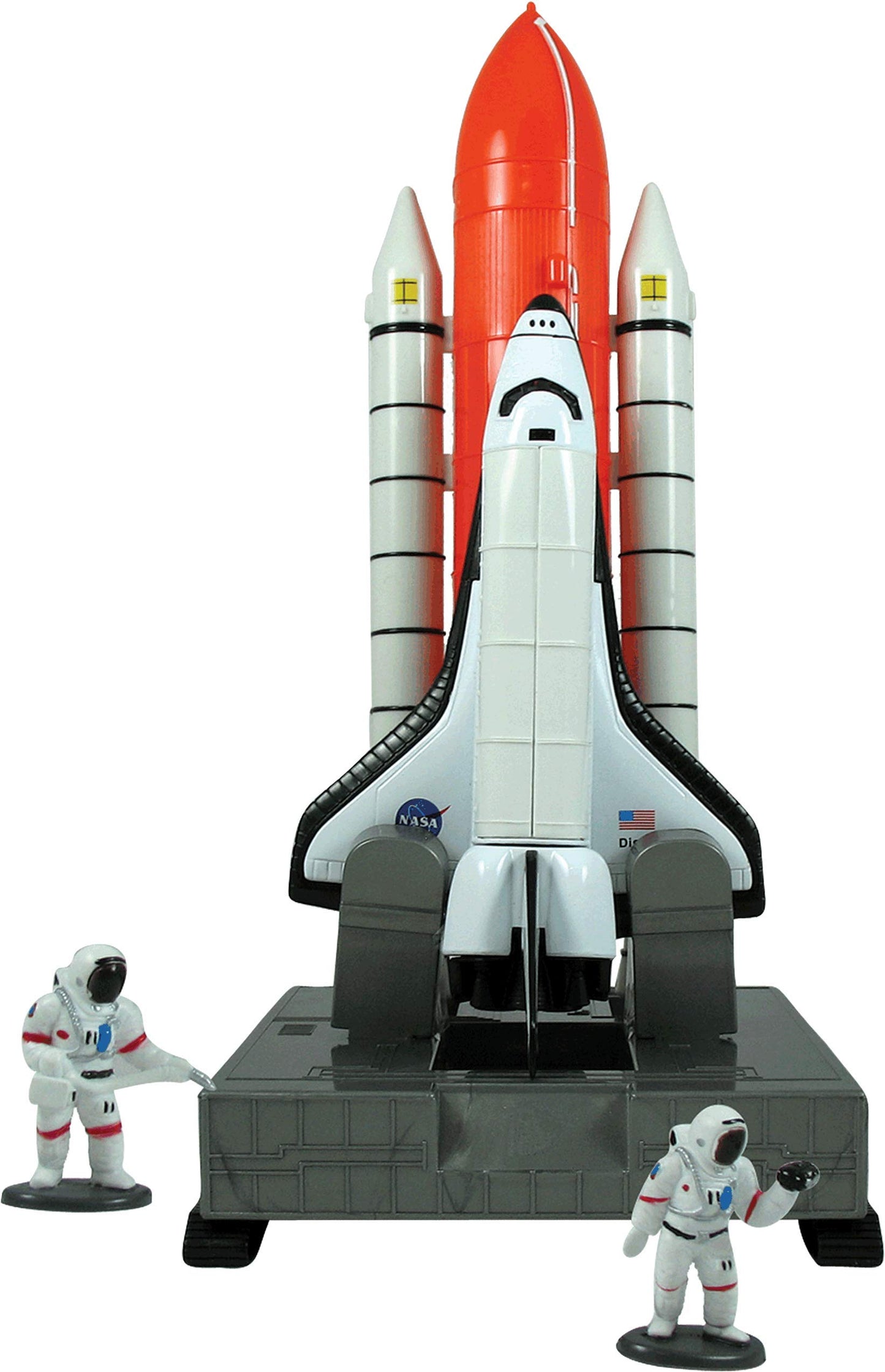 InAir Space Explorer Space Shuttle Launch Center Playset - Silver, Black, Blue - Includes Educational Rocket Poster, Model INSHL