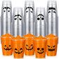 CHENGU 50 Pcs Halloween Disposable Plastic Cups 12 oz Clear Plastic Cups