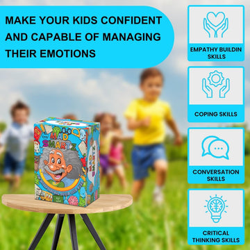 Thought-Spot Mad Smartz Social Skills Anger Management Card Game Teaches Interpersonal Skills Emotional Regulation Autism Adhd Learning Tool Educational Therapy Game Counseling Kids Teens Cbt Tool
