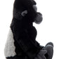The Petting Zoo Gorilla Stuffed Animal, 12 Inch Plush Toy, Black, Model 420327, Gifts for Kids