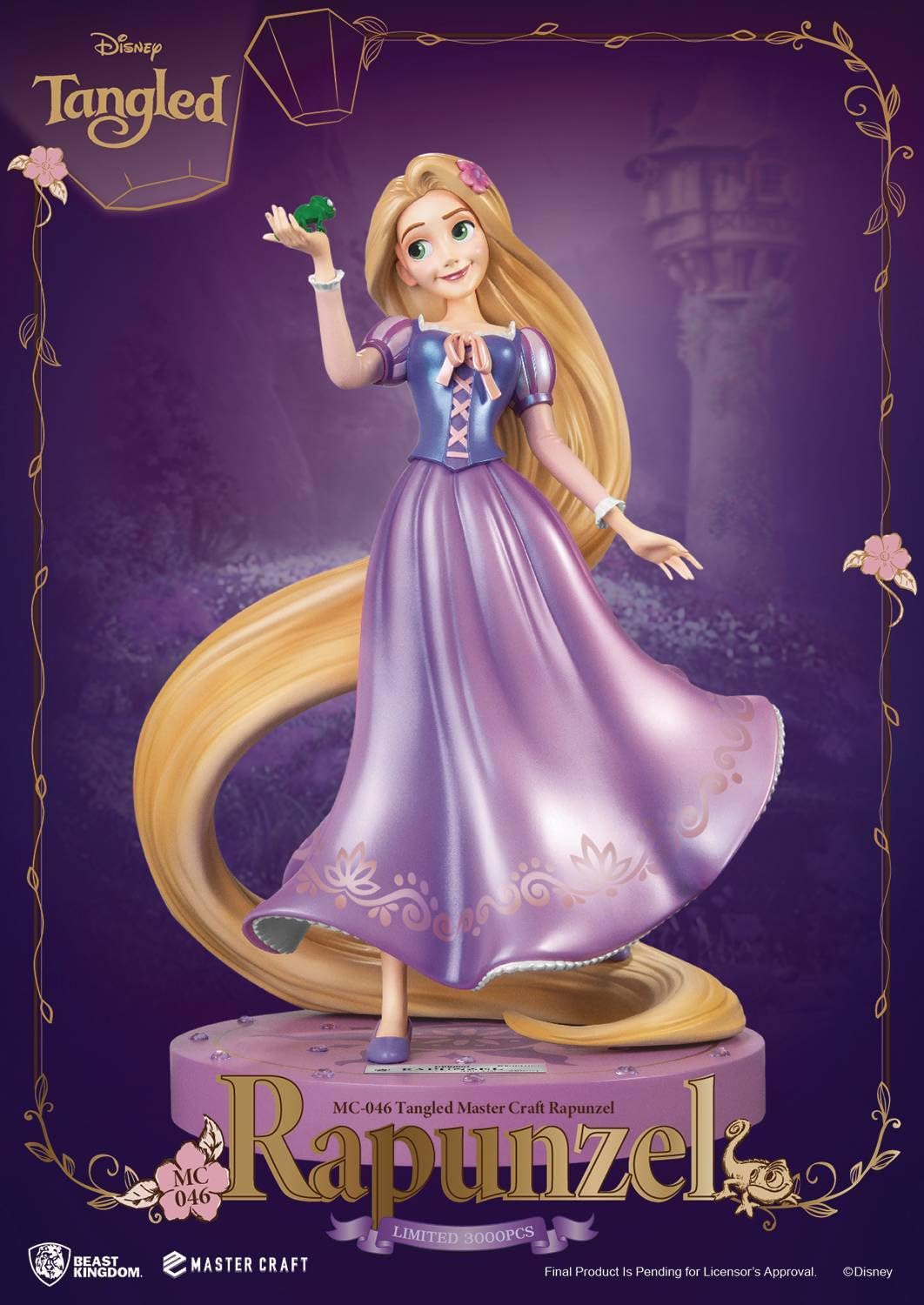 Beast Kingdom Tangled Rapunzel MC-046 Master Craft Statue, Multicolor, Resin, Standard Size